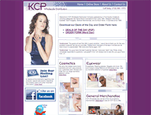 Tablet Screenshot of kcpwholesale.com